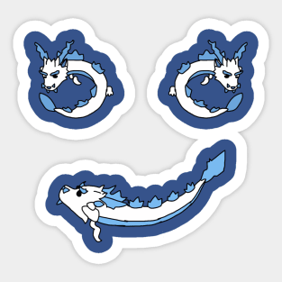 Dragoon of ice Sticker